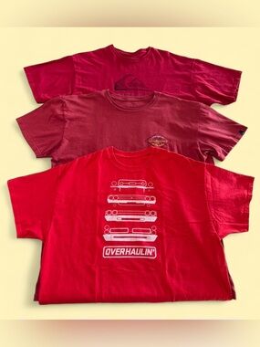Bundle of 2 Quick Silver and 1 Overhauling T-Shirts all XL.